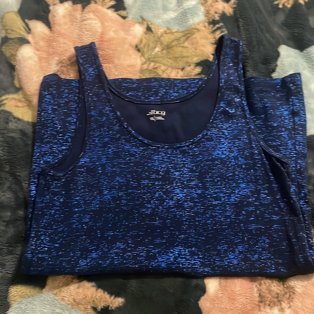 BCG Blue Metallic Tank. Size XL